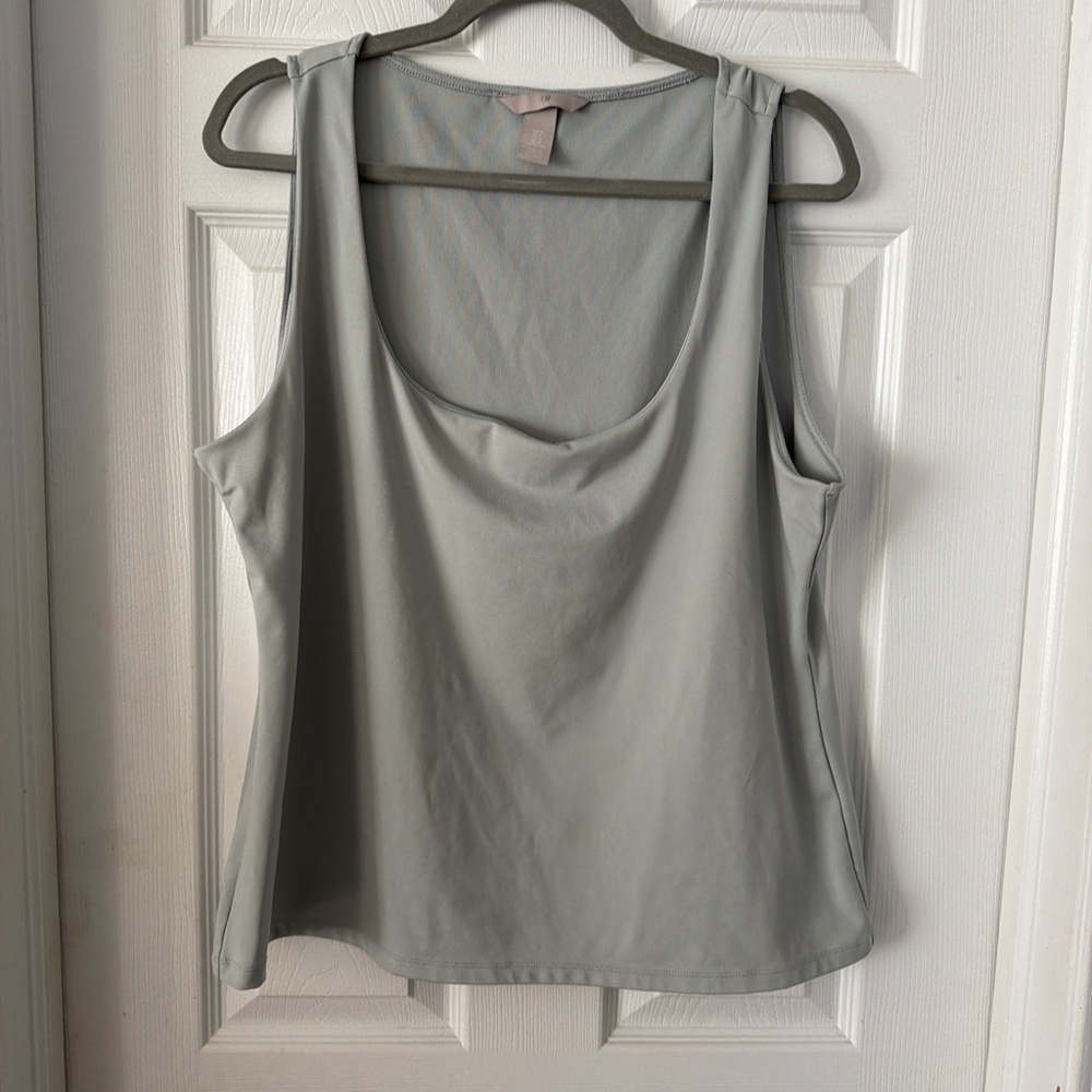 H&M Soft Sage Green Women's Tank Top